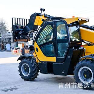 建筑材料搬运设备叉车前端轮式装载机叉装机四驱燃油越野叉装车