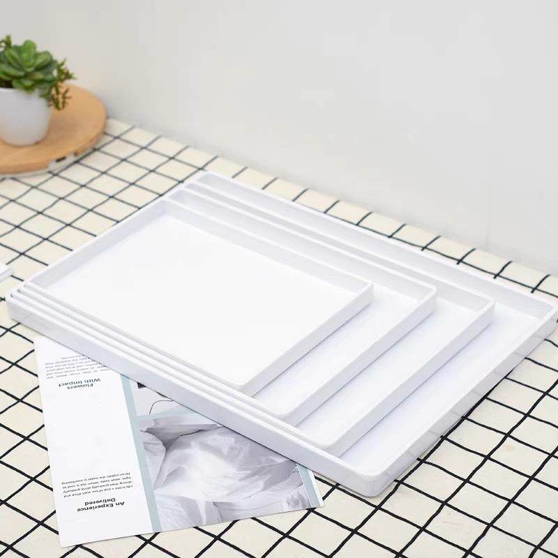 北欧密胺直角家用收纳盘长方形客厅简约点心盘创意水杯塑料茶托盘,餐饮具,盘,淘宝优惠券,粉丝福利购,淘宝优惠卷