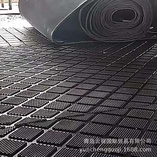 长度不限 宽度两米以内 可按需生产 25mm厚奶牛场用防滑橡胶垫