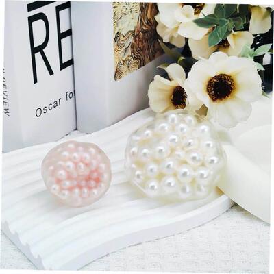 Squishy Pearl Fidget noise Toy squeeze sound Stress ball珍珠