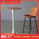 椅子阳台靠背脚凳艺高椅北欧凳小户型吧家用高铁吧台