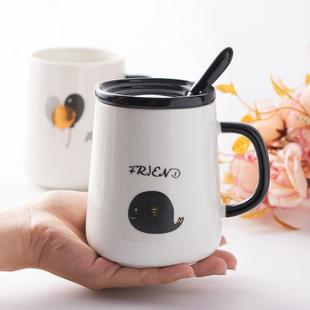 亲子杯子家用马克杯牛奶杯一家三口四口喝水专人专用家庭套装水杯