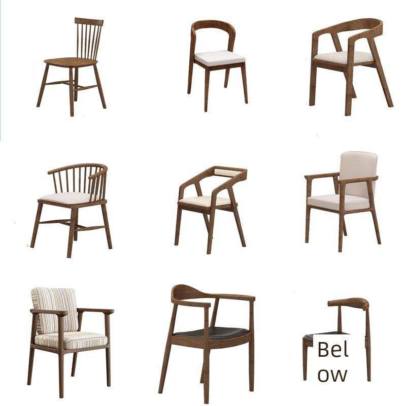 采购产品实木餐椅，家庭靠背座位，餐桌，简单奶油风格的椅子，餐,住宅家具,餐椅,淘宝优惠券,粉丝福利购,淘宝优惠卷