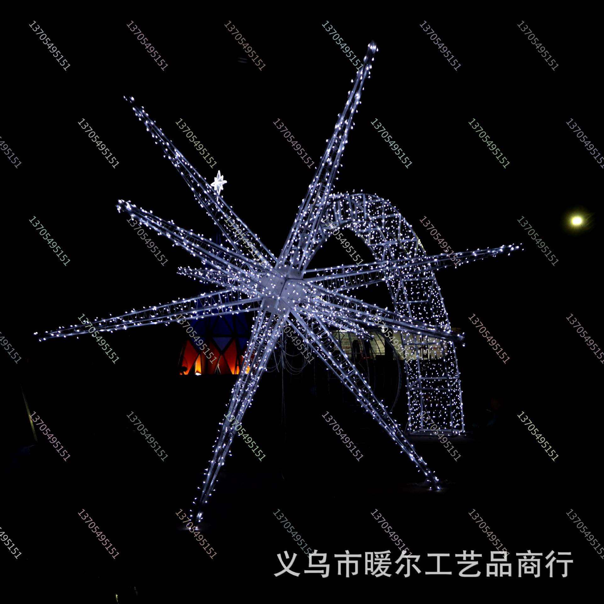 大型节日灯会展览灯光节场景装饰布置LED灯光亮化造型城市广场