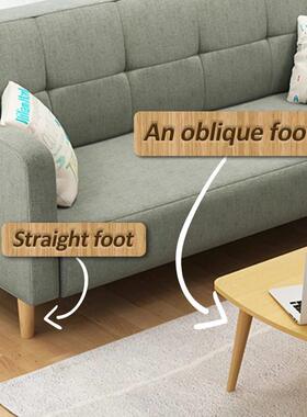 4 Pcs Furniture Legs Wooden Solid Furniture Feet Oblique/Str