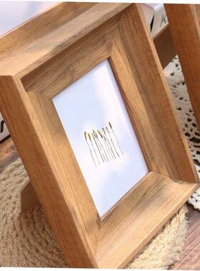 Nordic simple wooden photo frame square picture frames 相框