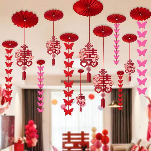 结婚灯笼新房婚礼陪嫁用品套装