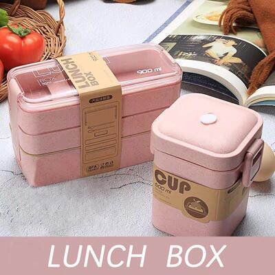 Kids Bento Box Leakproof Lunch Containers Cute Lunch Boxes f