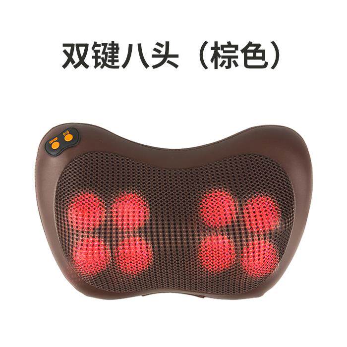 正品颈椎按车摩枕颈肩家腰全身功能热敷揉捏多载用按摩器靠垫可调