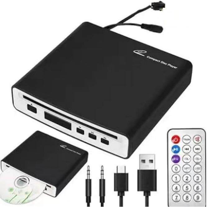 带FM发射内置AUXIN汽车哑巴机安卓系统车载吸入式CD碟盒SX-3200