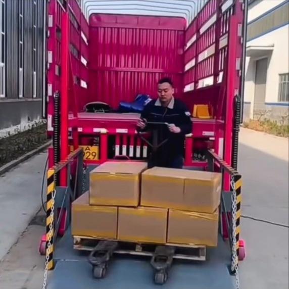 叉车手动液压车1吨2吨堆高车电动升高车地牛铲车四轮搬运车手推车