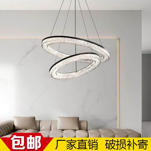 意式极简全铜高端轻奢客厅吊灯大气别墅大厅树脂灯后现代卧室灯具