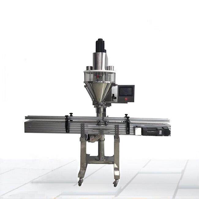 1000克蛋白质粉粉末灌装机 自动定位称重输送封口一体机