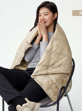 盖露营毯毯毯鹅绒g35007腿鹅绒毯办公室空调午休0wyv午休居家被子