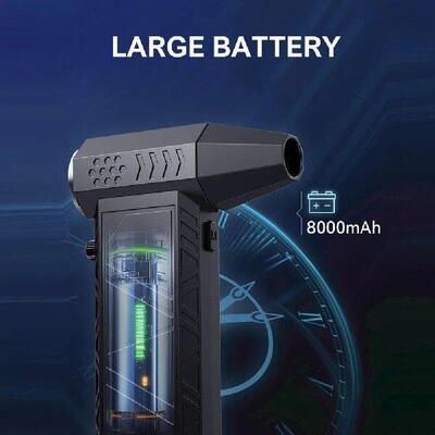 300000RPM Jet Dry Mini Blower Rechargeable Powerful Air