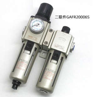 亚德客气动气泵三联件气源处理器GAR空气调压阀GAFR单联件过滤器