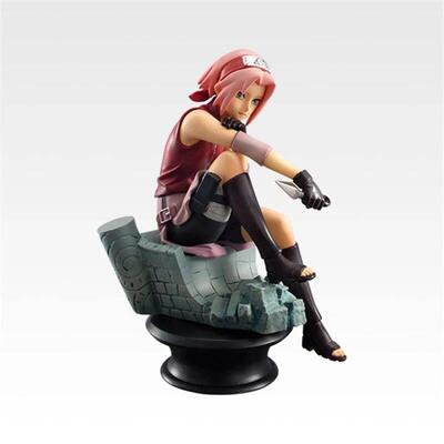 6pcs/set Chess Naruto Sakura Action Figures Uchiha Gaara Kak
