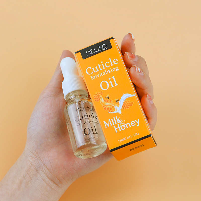 跨境指缘油美甲营养油护甲油角质层营养润肤油防倒刺蜂蜜牛奶味