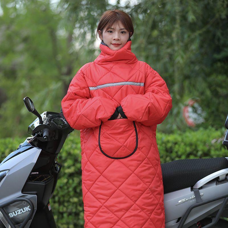 DXO新电电动车款挡风被冬季加绒加厚防水护膝防寒骑车防风挡瓶车