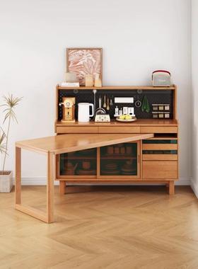 旋日KUU式餐边柜客厅玄关柜小户实型茶水柜靠墙木收纳柜可体转一