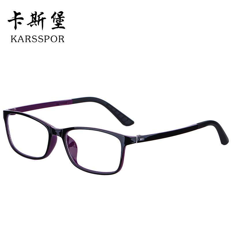 正品近视眼镜女配度数可变色镜防蓝片辐射时尚款保护眼睛光素颜眼