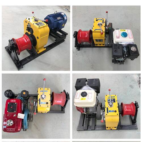 源头厂家柴油绞磨机 汽油机动绞磨 3吨5T8T10T电动牵引机