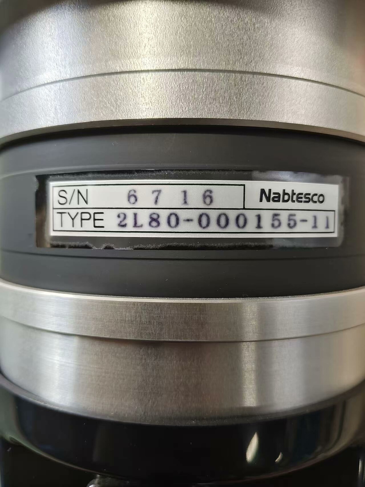 Nabtesco减速机，型号2L80-000155-11