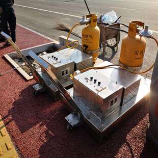 1米沥青路面红外线加热板市政路面修补手推沥青热再生红外加热板