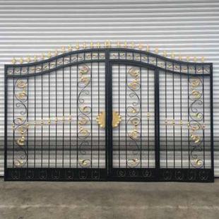 别墅庭院大门铁艺别墅庭院门欧式 铁艺大门整套铁艺大门 风格