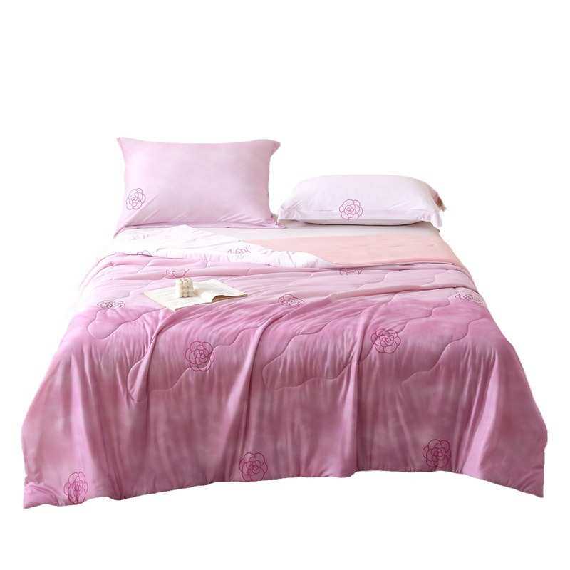 夏凉被级夏被可机洗凉感丝空调被单双人薄凉爽被子批发