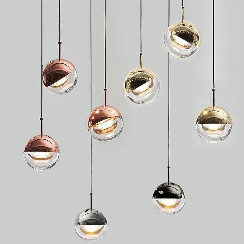 后现代卧室床头吊灯楼梯餐厅吧台灯具简欧装饰设计师创意单头吊灯