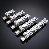 滑动门吊轮滑动门轨道吊轨滑动门轨道框架玻璃门配件