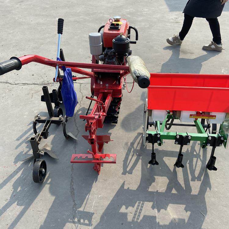 出口链轨式微耕机汽油犁沟机手扶式施肥耕地机