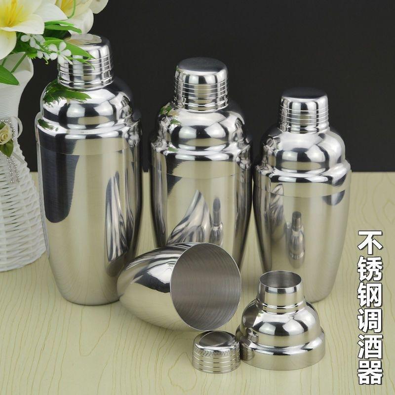 酒器克杯鸡尾酒水杯摇鸡尾雪克花式工具摇杯不锈钢克壶套餐用品调