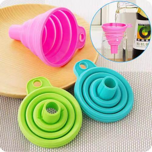 Foldable Funnel Small Diameter Household Telescopic Funnel K