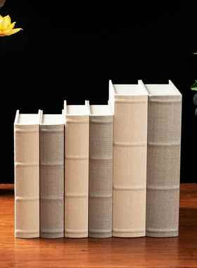 中国现代假书装饰人造书模型摄影道具书模型房书房书柜销售办公室