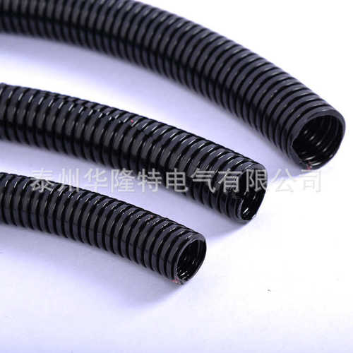 pa塑料电缆软管防晒保护可防火波纹阻燃套管穿线开口
