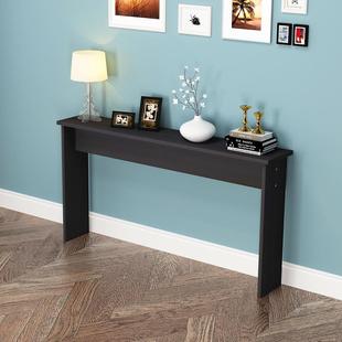 简易小长ESX条桌夹缝桌子窄加宽桌面形家用室墙边条床尾卧桌