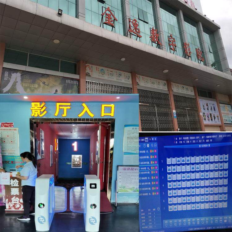 电影院票务核销闸机蝴蝶版摆闸检票闸机图片