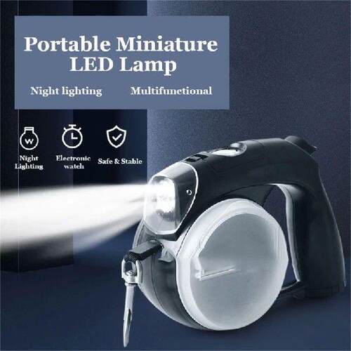 Retractable Dogs Leash with Light Poop Bag Holder Water