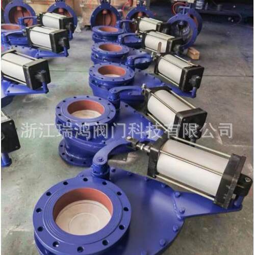 摆动式进料阀BZ643TC-10C气动陶瓷摆动