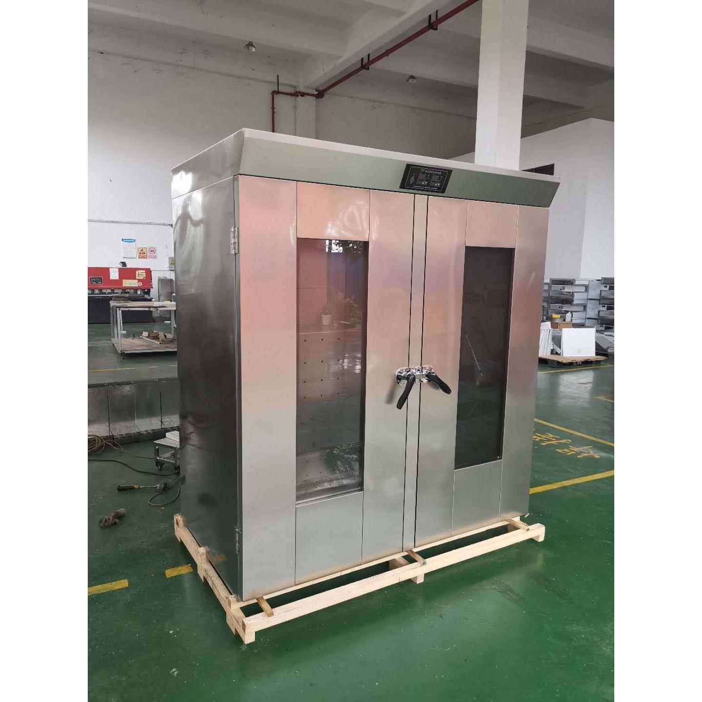 发酵箱双门推车式64盘热风循环醒发箱全自动纳豆发酵机