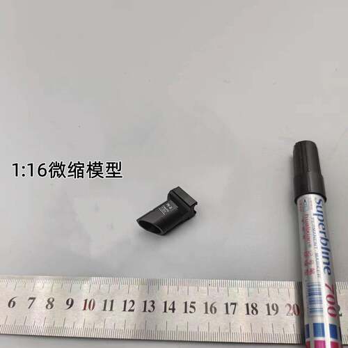 兵人配件20mm导轨垂直三角握把金属前握把骑士RVG斜握1/7微缩