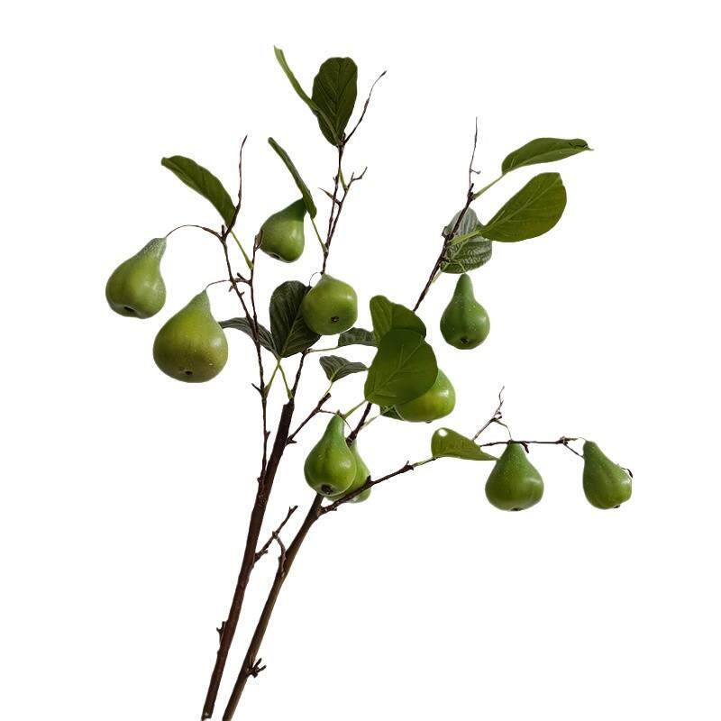 真无花果仿真泡沫浆果仿真水果摆件装饰中式仿真无花果树枝