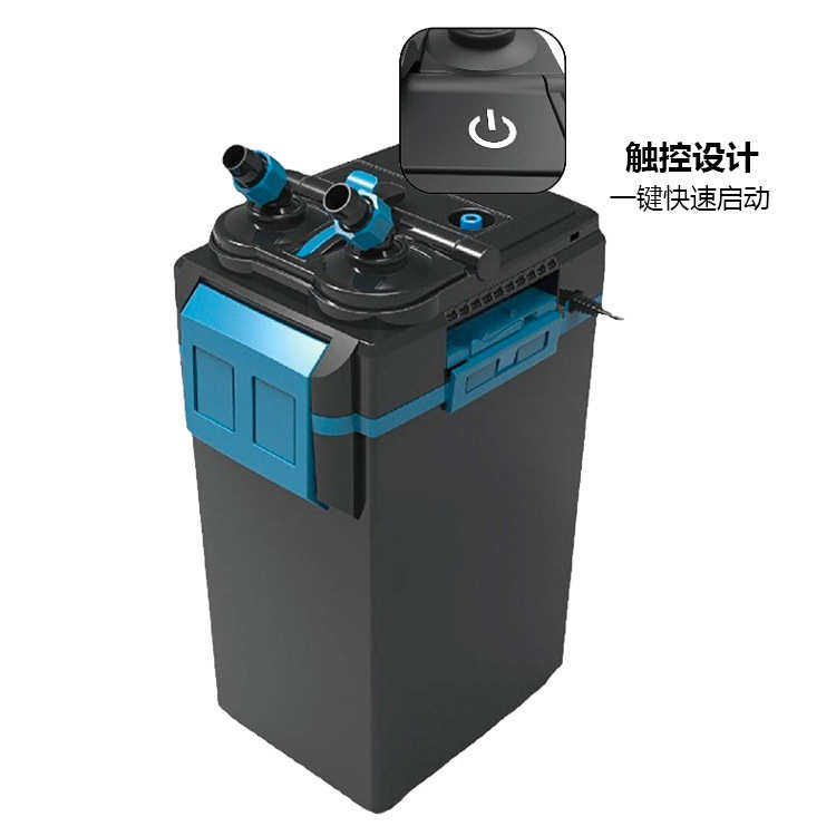 建荣鱼缸外置滤桶新款 水族过滤桶过滤器内置加热棒可连接CO2钢瓶