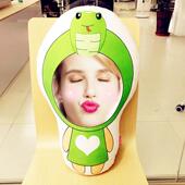 高档来个图定制枕照片抱枕订做人形公仔十二生肖卡通靠性421礼物