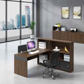 斯堪 纳维亚无障碍豪华桌现代简单员工桌椅组合屏风工作站隔断卡