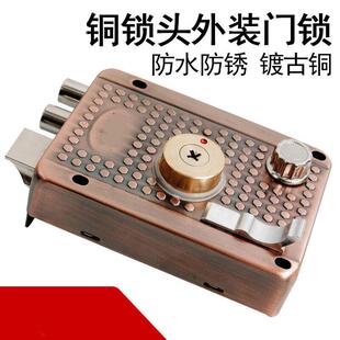 外装 冷轧钢防盗门锁木门锁芯铁门锁房门锁室内大门锁 门锁锁具老式