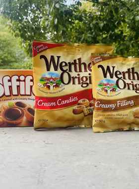德国进口Werther's Original焦糖奶油糖果/Toffifee可可榛仁