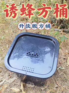 塑料桶黑色蜜蜂养蜂招蜂塑料罐